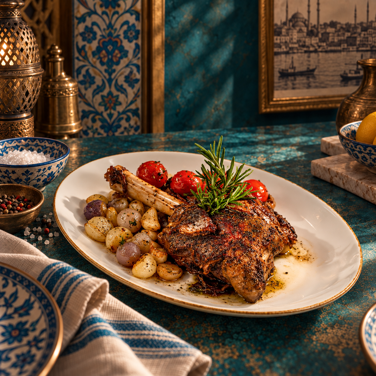 Baked Lamb Shank ~ Fırında Kuzu İncik