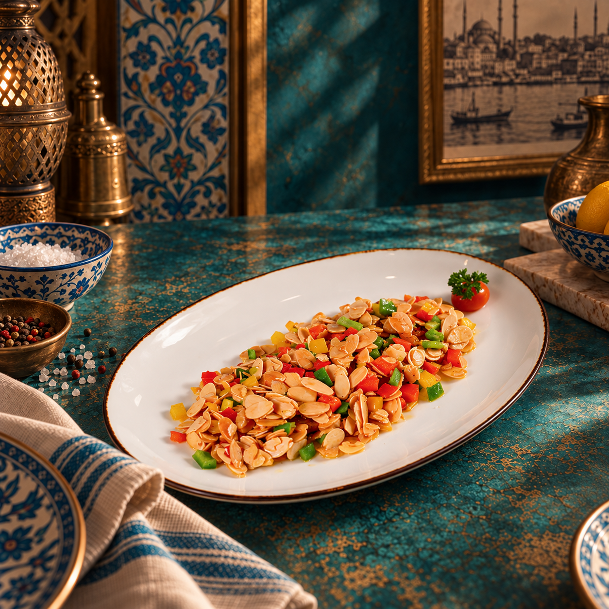 Fish with Almond Flakes ~ Bademli Balik