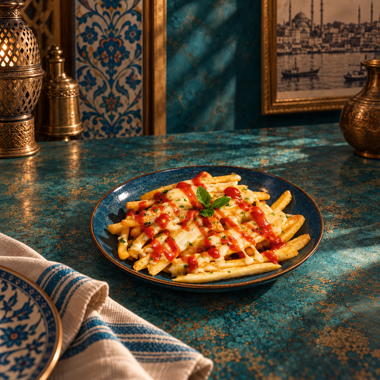 French Fries (With Cheese) ~ Patates Kızartması (Peynirli)