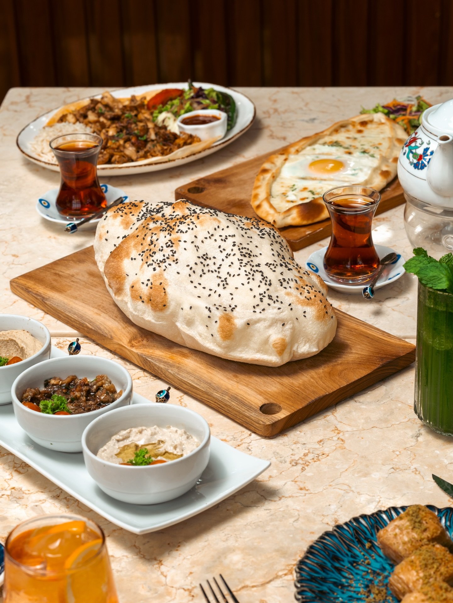Freshly baked pide at Istanbul Corner