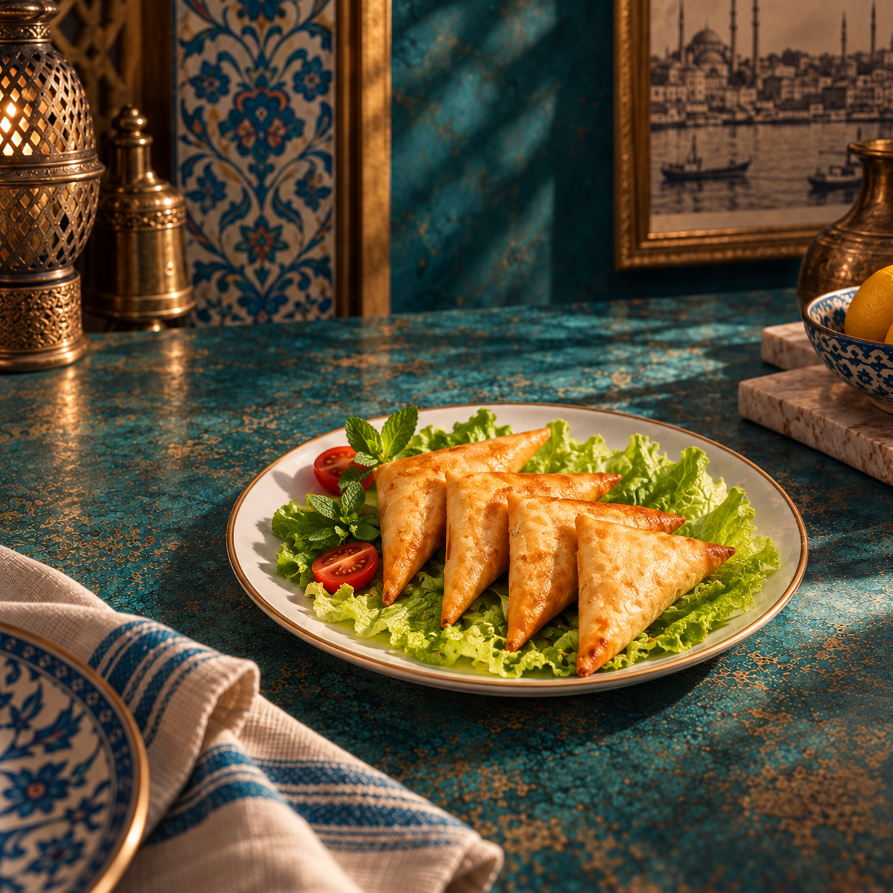 Triangle Chicken Borek ~ Tavuklu Muska Böreği